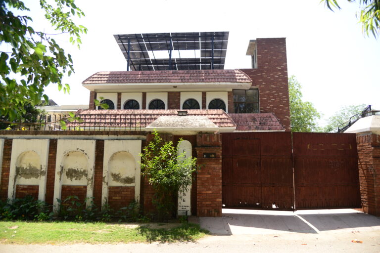 Exterior of AFJOG House in New Garden Town, Lahore